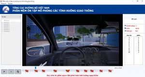Thi bằng lái ô tô trên phần mềm mô phỏng